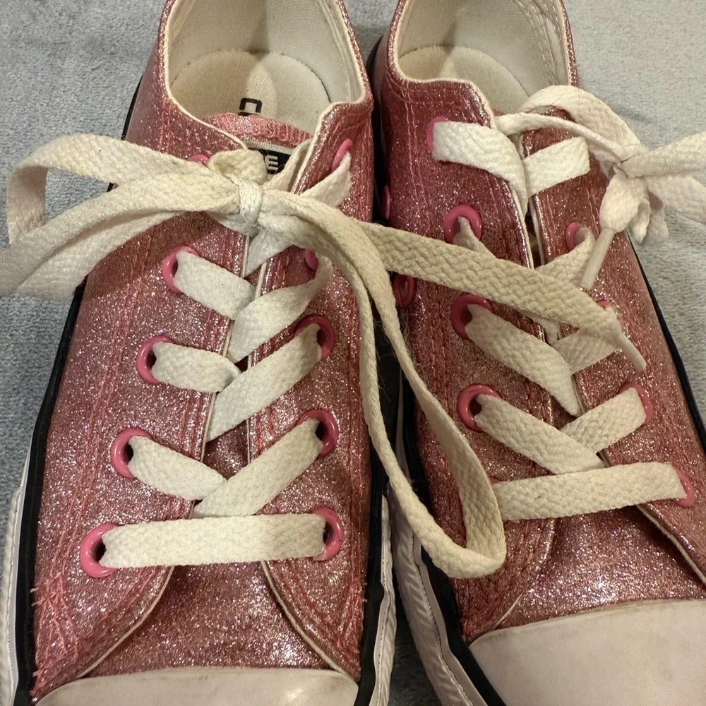 Converse Kids Glitter Pink Sneakers